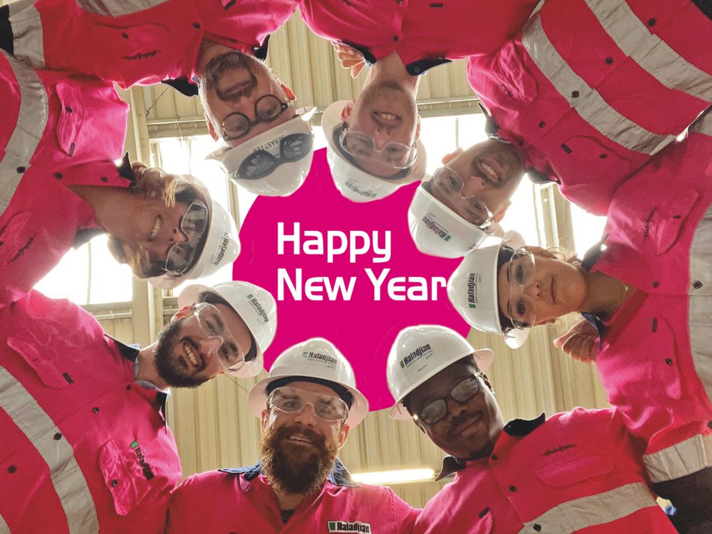 Happy New Year from Haladjian Mining experts