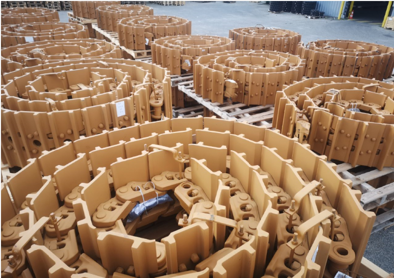 Haladjian mining undercarriage tracks