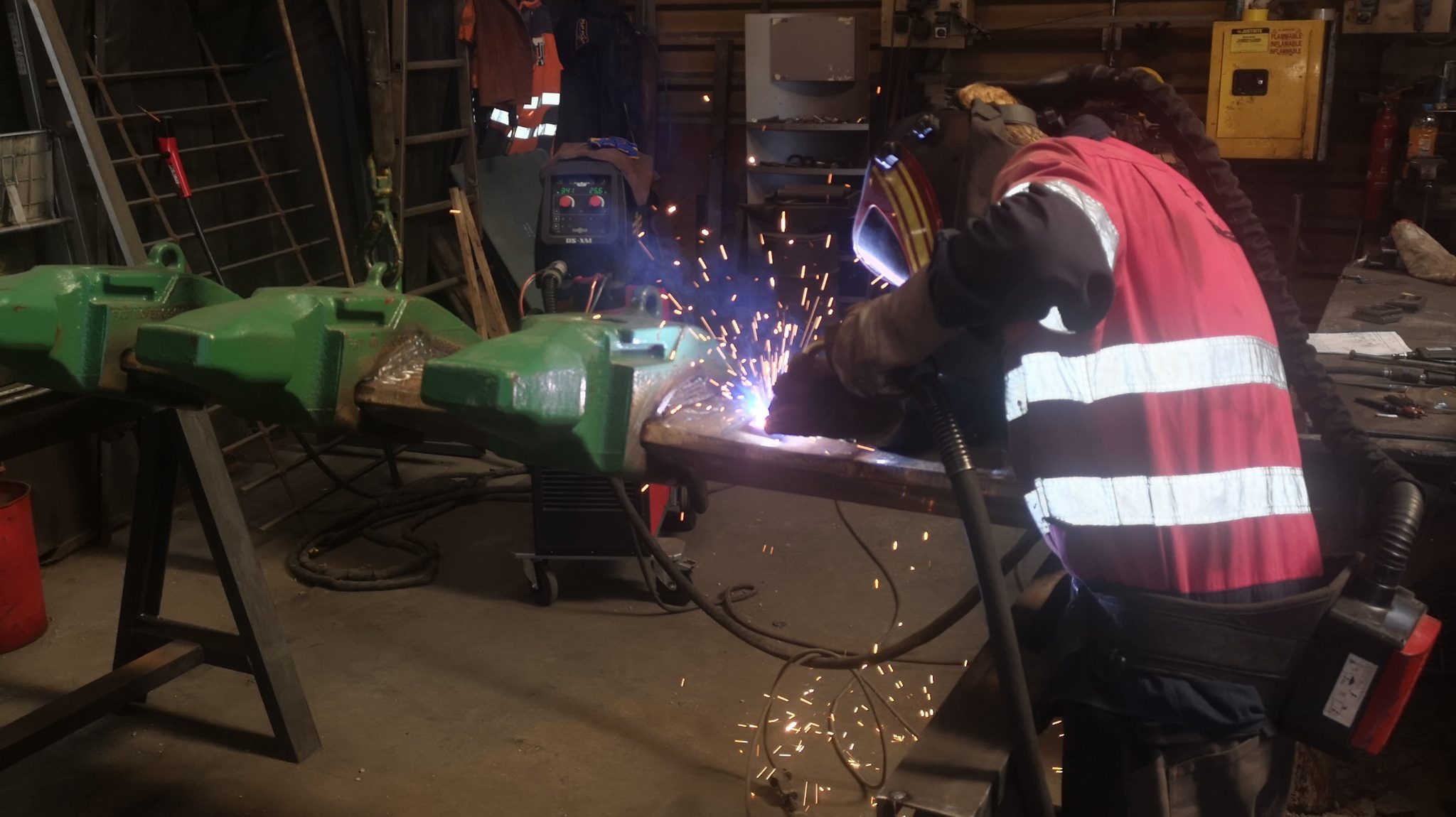 Welding expertise for mining conversion services